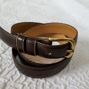 Co Courtenay Mens Brown Leather belt